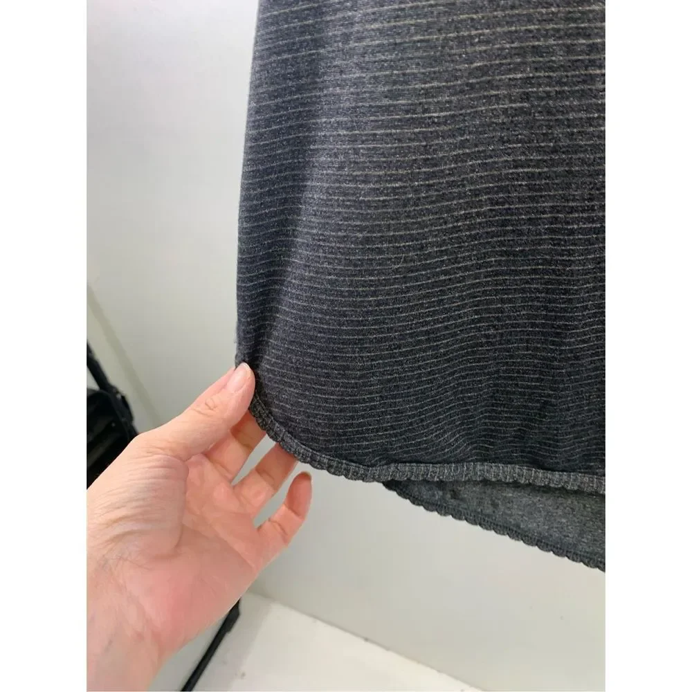 Lululemon Black Striped Racerback Top Size S - Picture 6 of 12